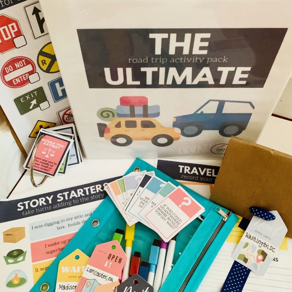 The Ultimate Road Trip Activity Pack Printable by Life's Lists
