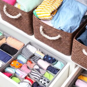 Organize kids clothes into sorted bins - LIvable Solutions Blog