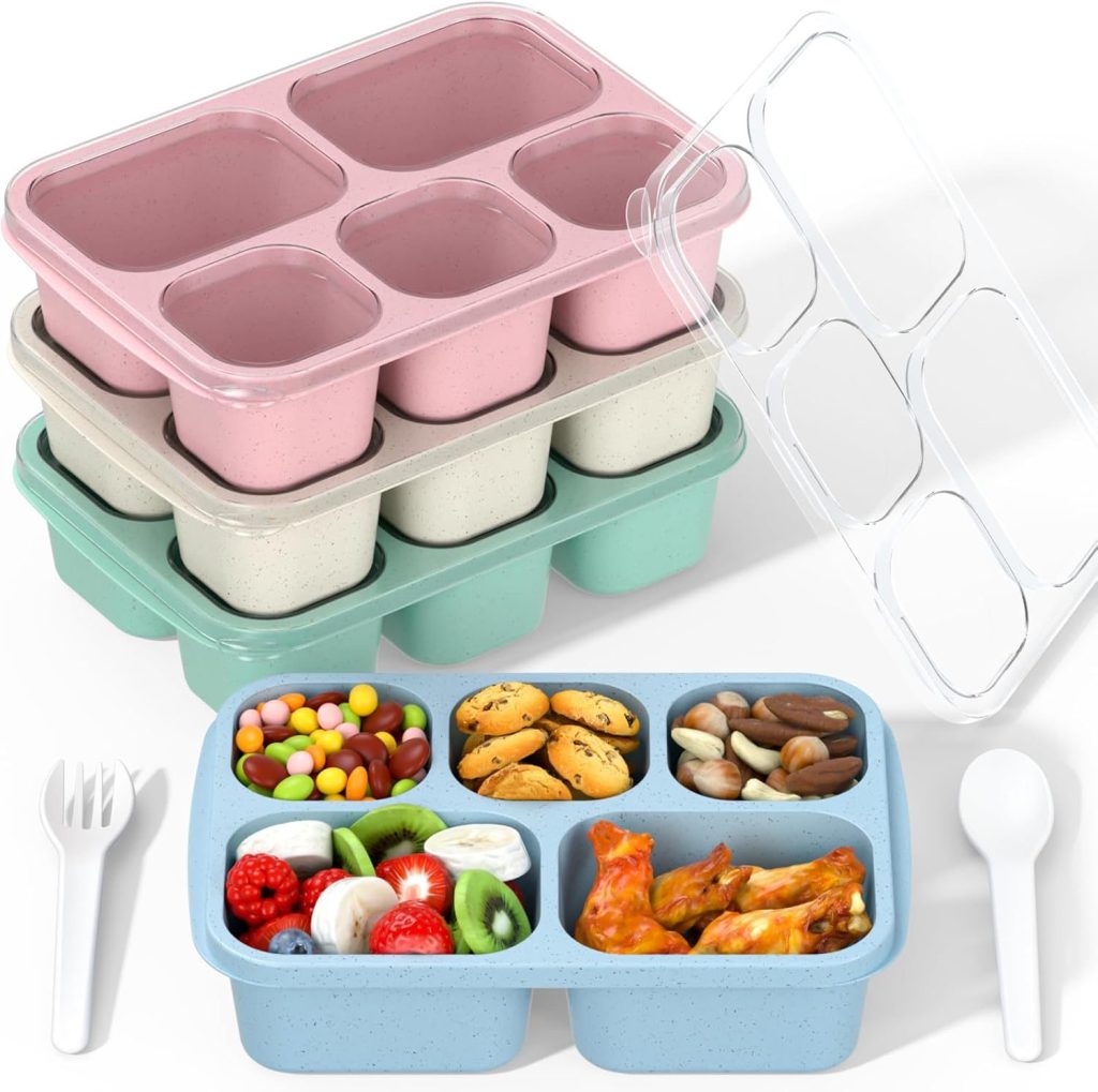Portable Bento Box Lunch Containers - Summer Meal Prep Blog Livable Solutions