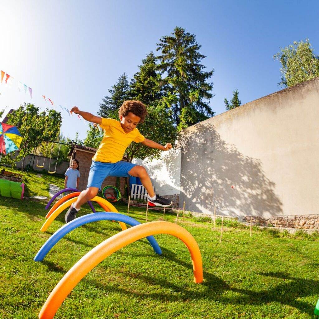 Obstacle course game ideas from Livable Solutions Professional Organizing
