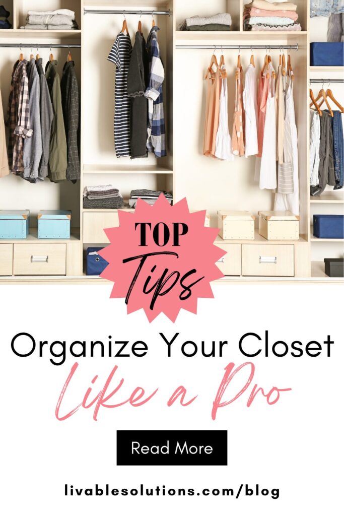 Seasonal Closet Organization to Transition from Summer to Fall - Livable Solutions Blog